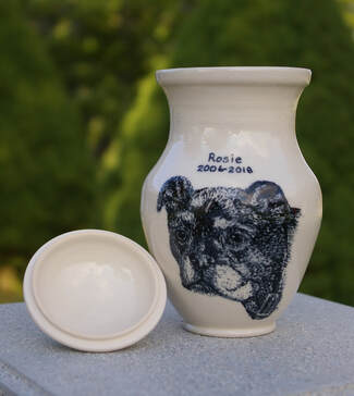 Pottery Urn-Rosie